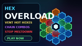 Hex Overload gameplay preview on HexaGameHub